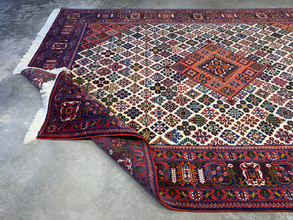 Hand-Knotted Persian Shiraz Rug - 7’1”x10’3”