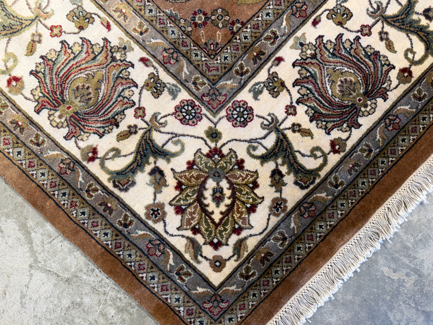 7’11”x9’11” Hand-Knotted Handmade Fine Wool PakPersian Area Rug