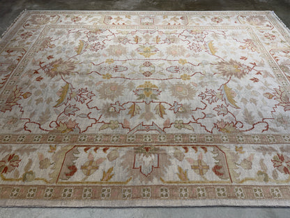 Hand-Knotted Oushak Rug - 8’1”x10’8”
