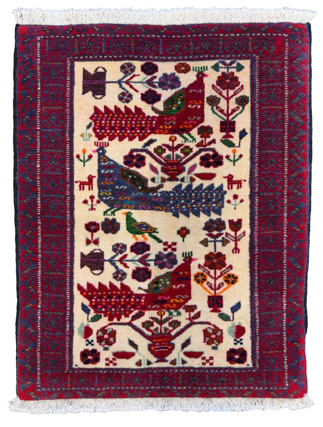 Hand-Knotted Bidjar Rug - 2’2”x2’9”