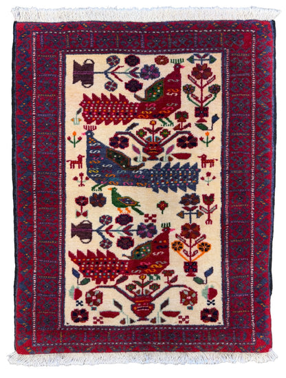Hand-Knotted Bidjar Rug - 2’2”x2’9”