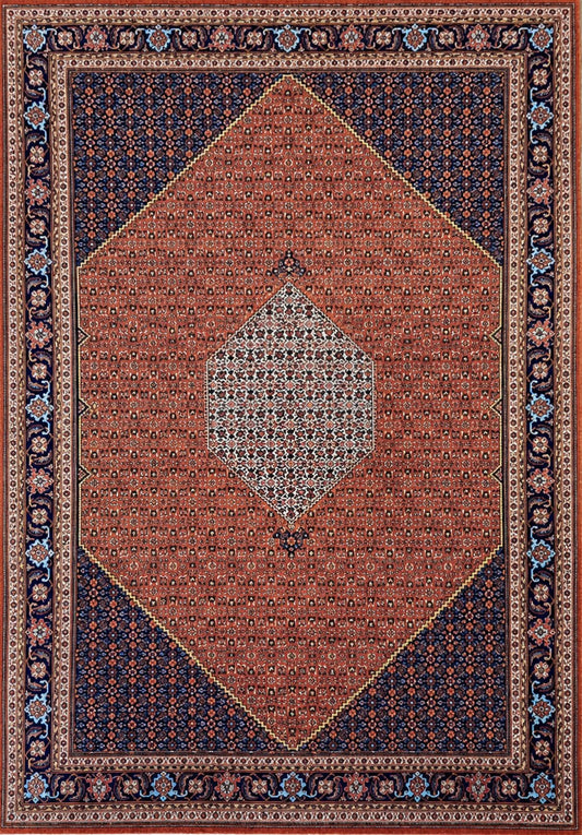 Hand-Knotted IndoBidjar Rug - 8'6"x12'