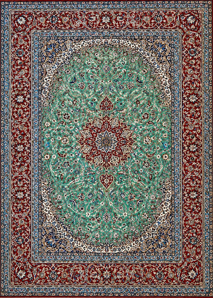 Hand-Knotted Persian Isfahan Rug - Signed Davari - 6’9”x10’