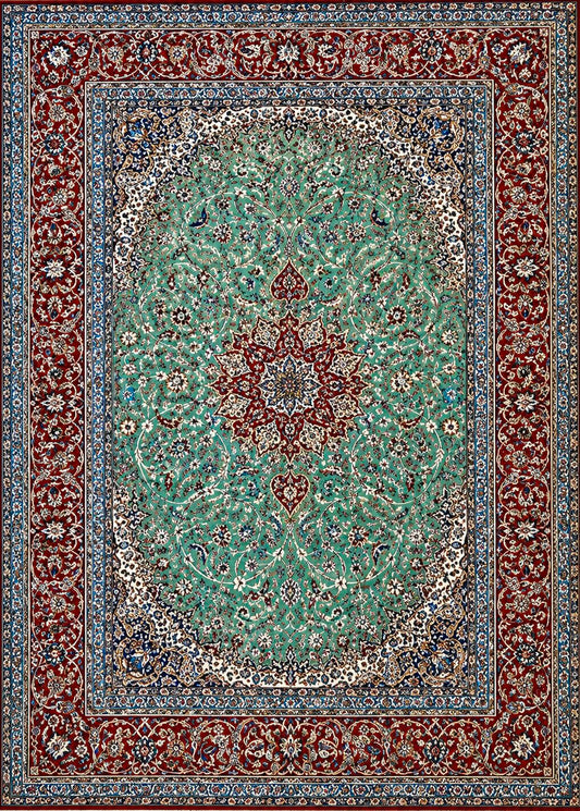 Hand-Knotted Persian Isfahan Rug - Signed Davari - 6’9”x10’