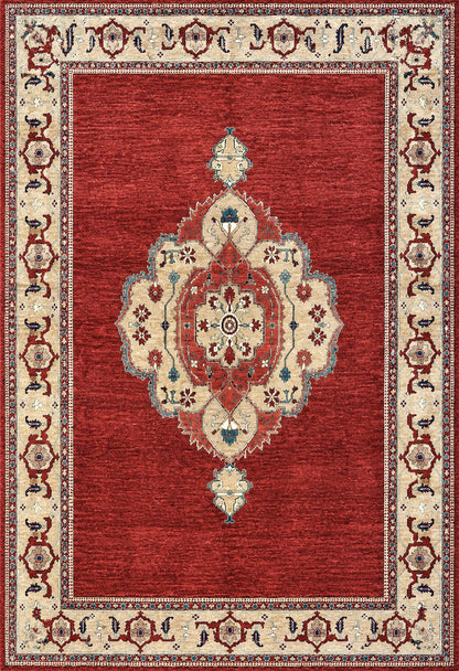Hand-Knotted Persian Tabriz Rug - 8'10"x11'8"