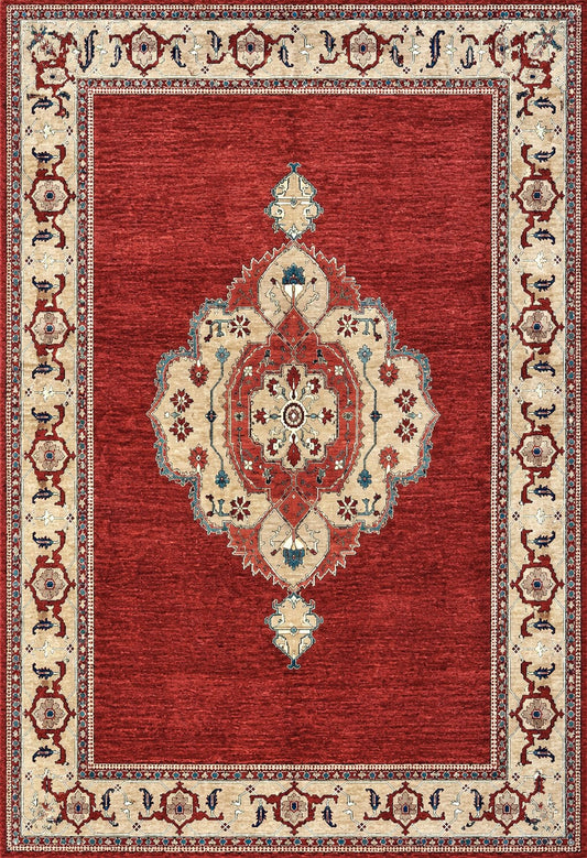 Hand-Knotted Persian Tabriz Rug - 8'10"x11'8"