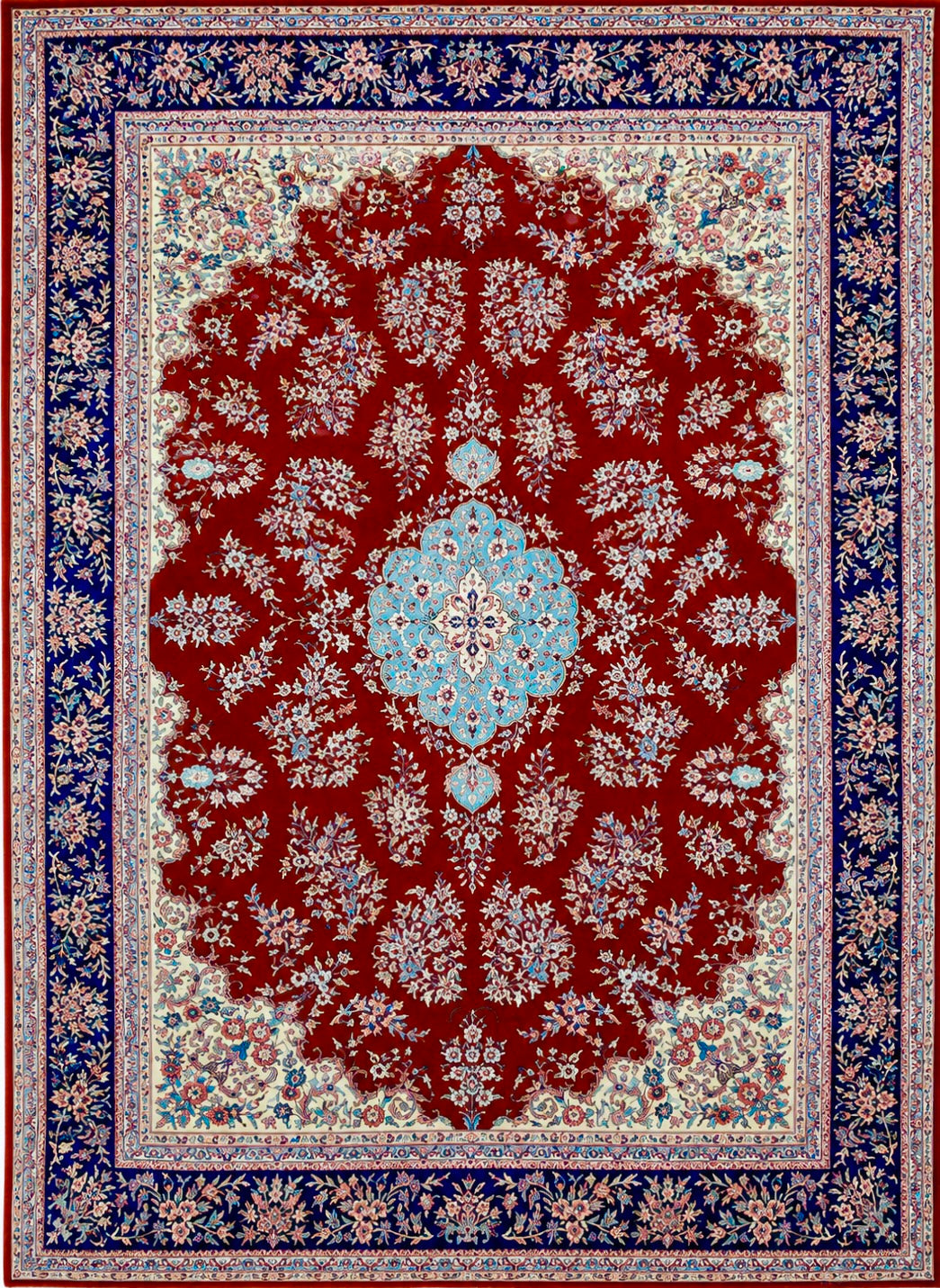Hand-Knotted SinoPersian Rug - 6'1"x9'4"