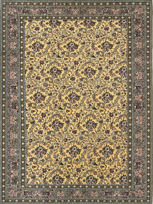Hand-Knotted Persian Qum Rug - 7'x11'6"
