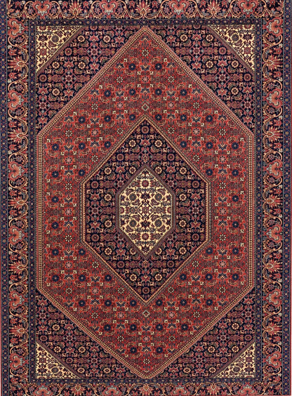 Hand-Knotted Persian Bidjar Rug - 3'8"x5'8"