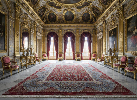 9'8"x13'6" Exquisite Signed Hand-Knotted 100% Silk Qume Rug