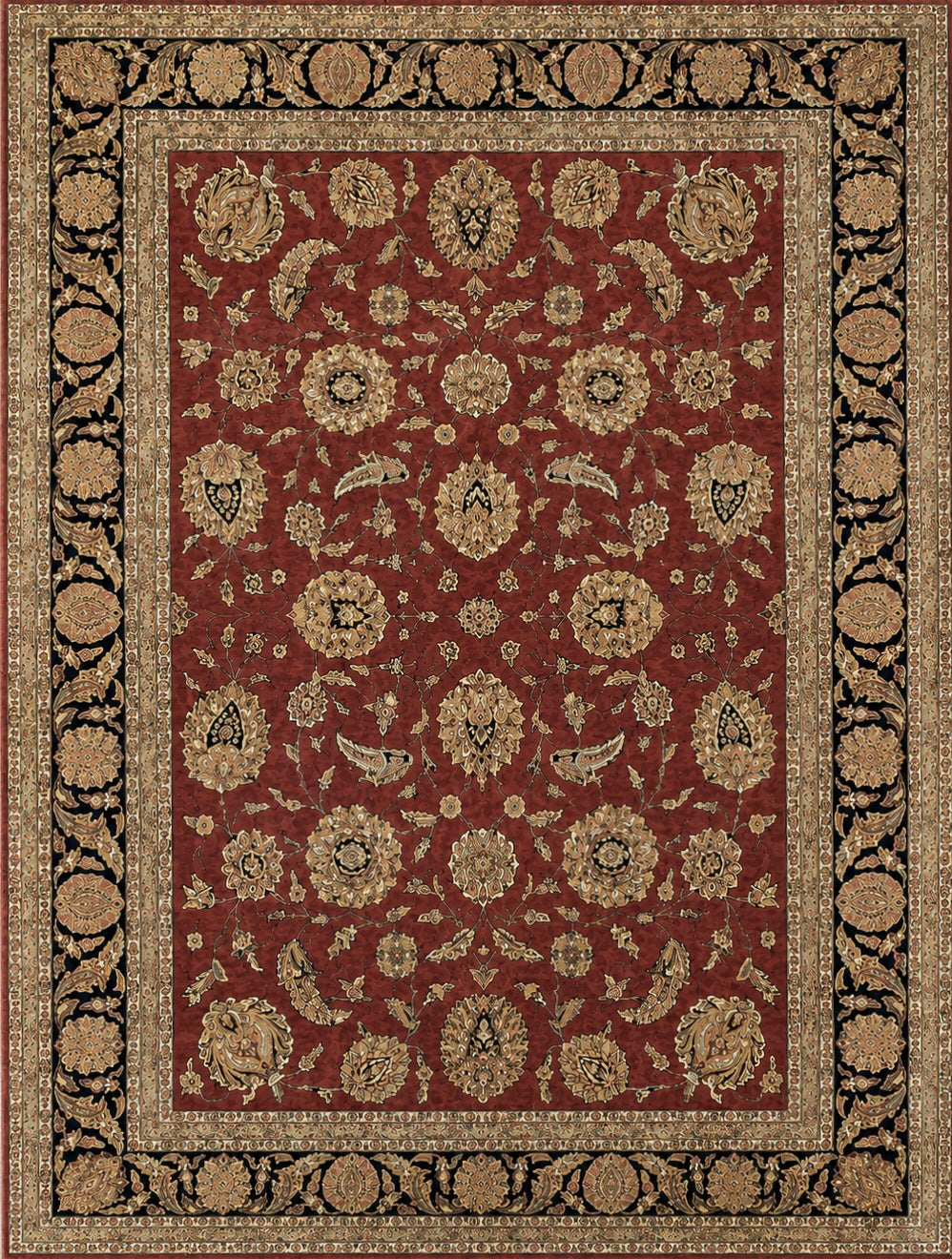 Hand-Knotted Agra Rug - 8'10"x12'3"