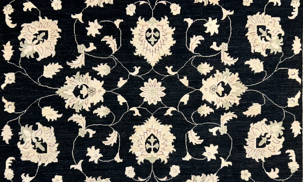 9'x12' Hand-Knotted 100% Wool Pile Oriental Rug