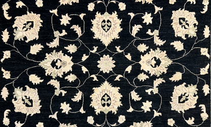 9'x12' Hand-Knotted 100% Wool Pile Oriental Rug