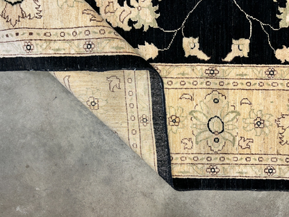 9'x12' Hand-Knotted 100% Wool Pile Oriental Rug