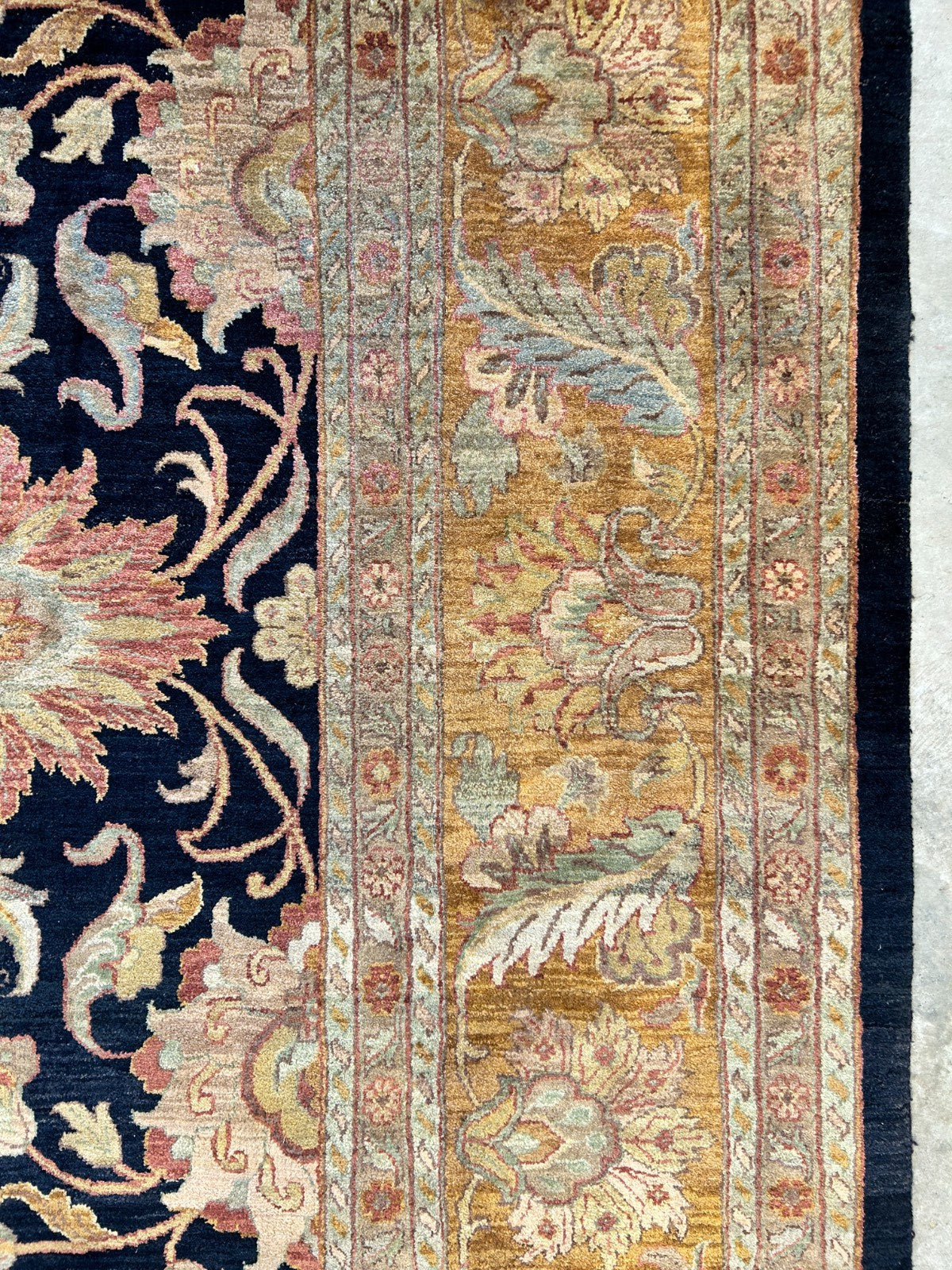 Hand-Knotted Agra Rug - 9’x12’