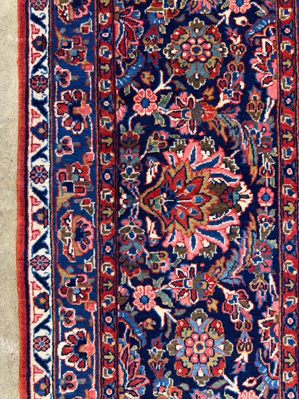 Hand-Knotted Antique Museum Piece Persian Kashan Rug - 10’x14’