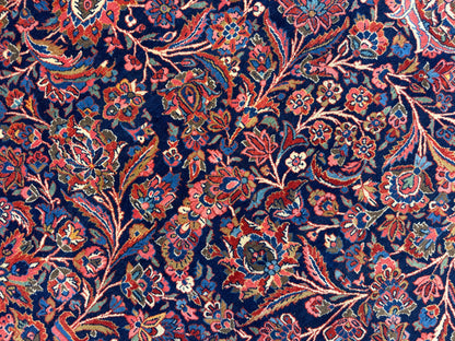 Hand-Knotted-Antique-Museum-Piece-Persian-Kashan-Rug-10x14