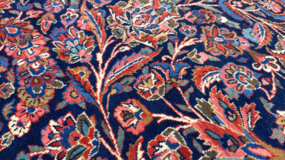 Hand-Knotted-Antique-Museum-Piece-Persian-Kashan-Rug-10x14