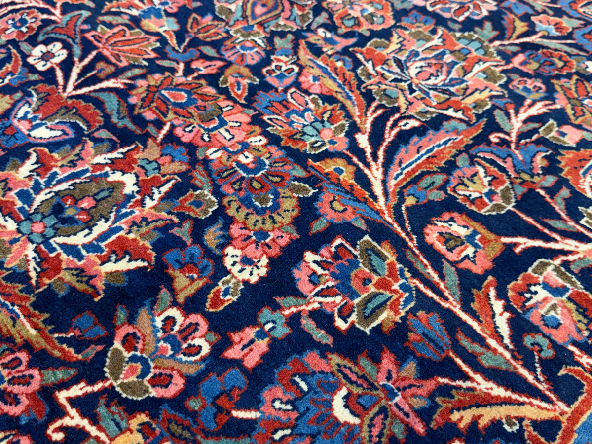 Hand-Knotted-Antique-Museum-Piece-Persian-Kashan-Rug-10x14