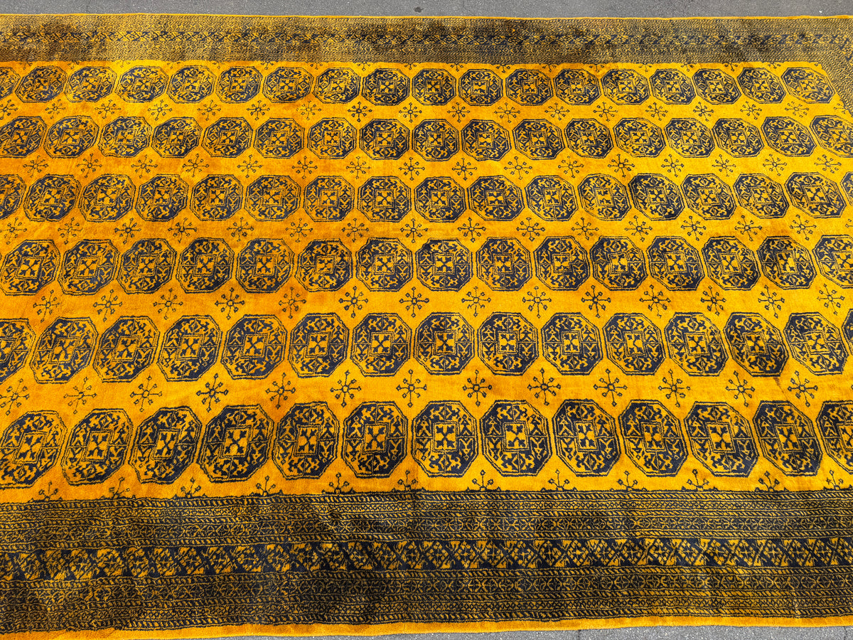 Hand-Knotted-Bokhara-Rug-12x20