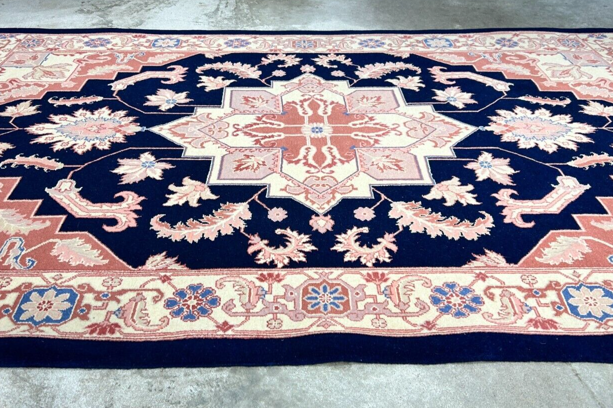 6'x 9' Hand-Knotted 100% Wool Carpet - Heriz Design Area Rug