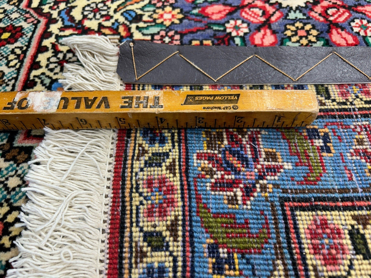 3'5"x5'2" Hand-Knotted 100% Wool Pile Persiane Bakhtiari Rug