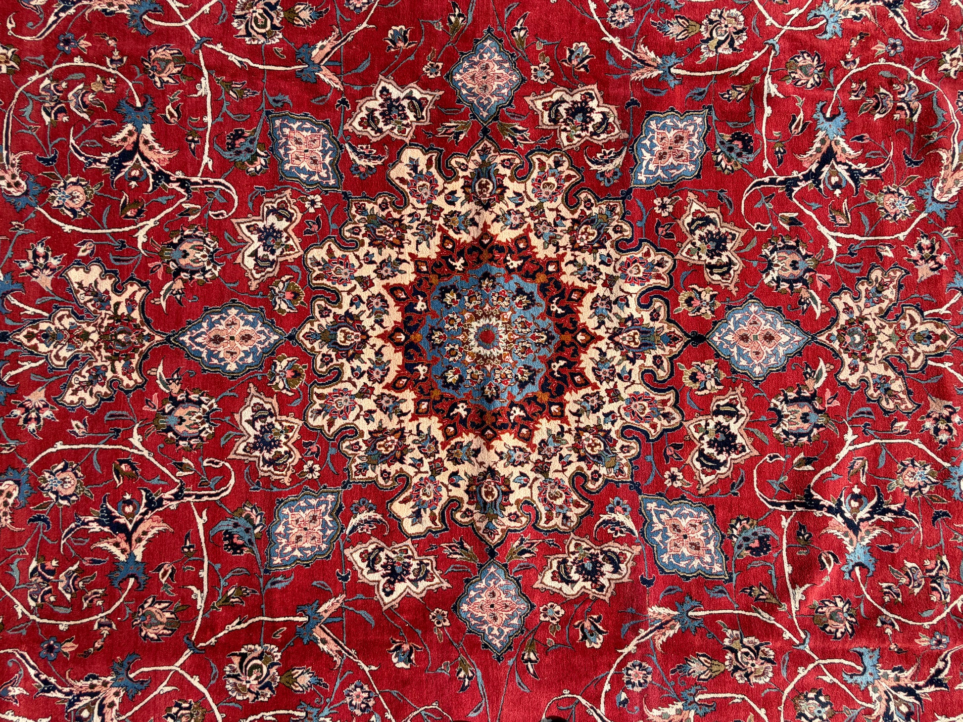 Hand-Knotted-Persian-Isfahan-Rug-14x18-fine-wool-palace-size-oversized