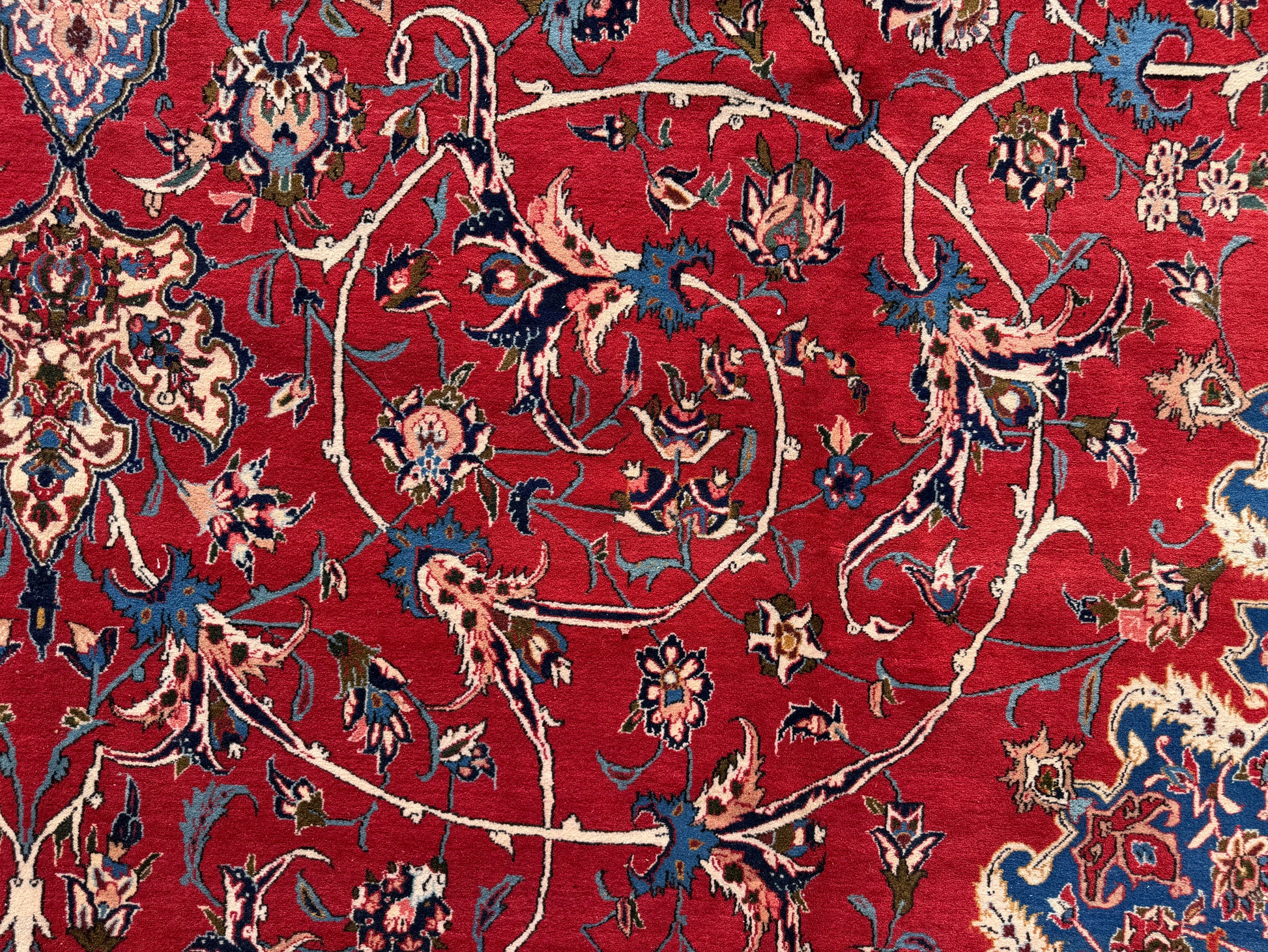 Hand-Knotted-Persian-Isfahan-Rug-14x18-fine-wool-palace-size-oversized