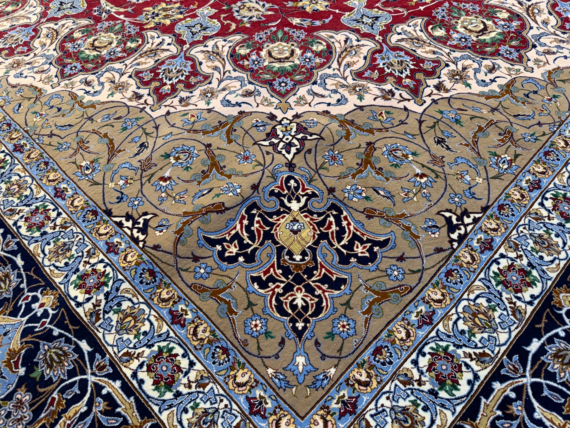 Hand-Knotted-Persian-Isfahan-Rug-Signed-Asachi-13x17-fine-silk-wool-palace-size-oversized