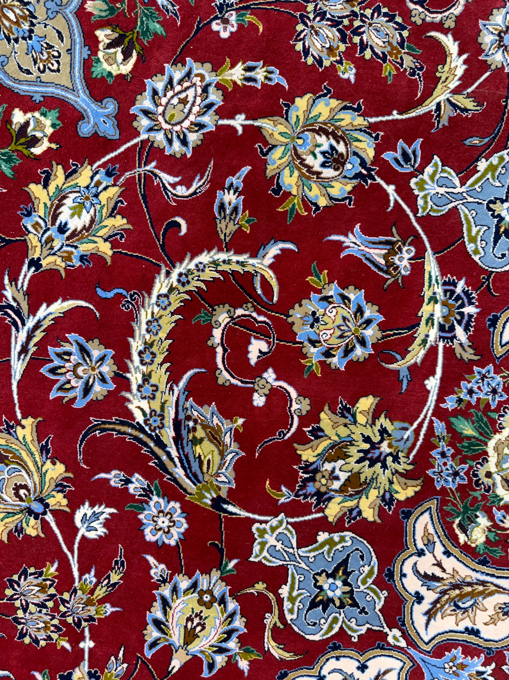 Hand-Knotted-Persian-Isfahan-Rug-Signed-Asachi-13x17-fine-silk-wool-palace-size-oversized