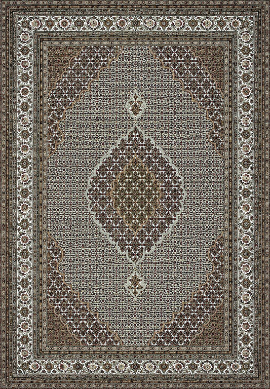 Hand-Knotted Persian Tabriz Mahi Rug - 8'3"x11'4"