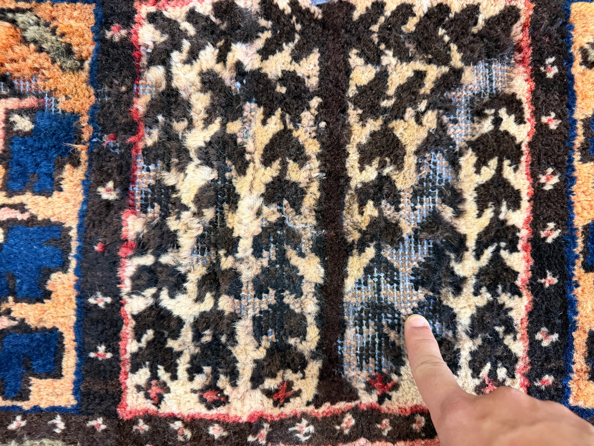 Hand-Knotted Persian Bakhtiari Rug - 8'7"x12'4"