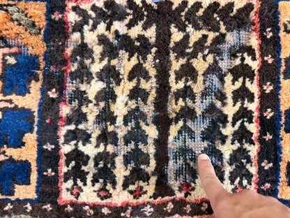 Hand-Knotted Persian Bakhtiari Rug - 8'7"x12'4"