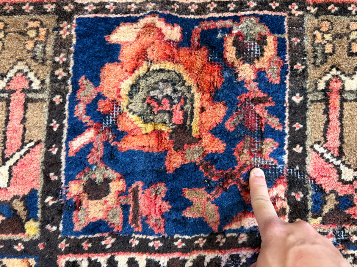 Hand-Knotted Persian Bakhtiari Rug - 8'7"x12'4"