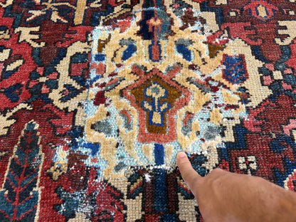 Hand-Knotted Persian Bakhtiari Rug - 10'6"x13'2"