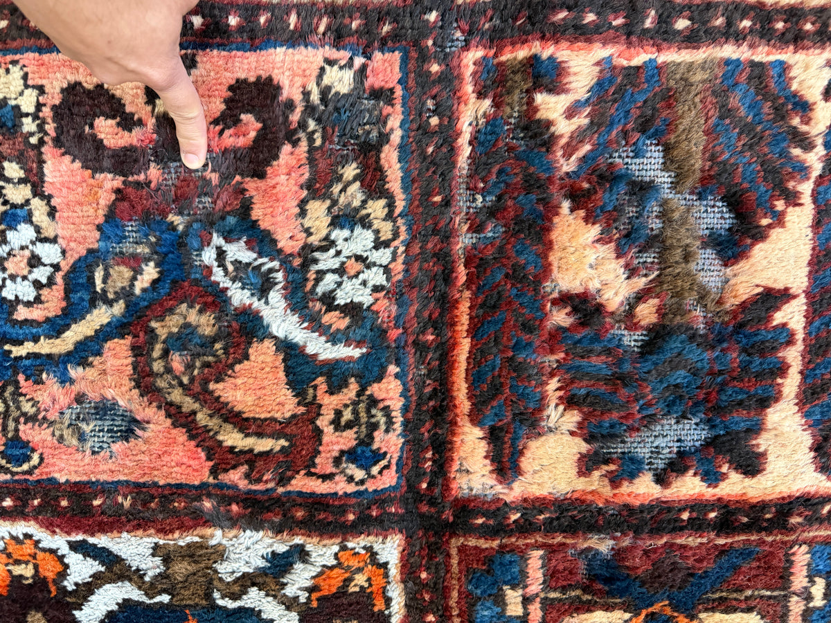 Hand-Knotted Persian Bakhtiari Rug - 9'10"x12'7"