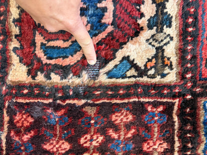 Hand-Knotted Persian Bakhtiari Rug - 9'10"x12'7"