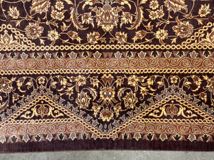 Luxurious Hand-Knotted Silk Persian Qum Rug - Signed Kazemi - 3’3”x5’1”