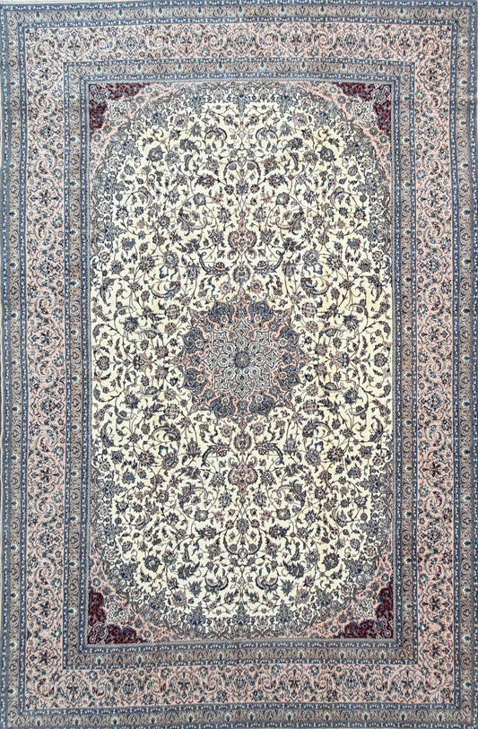 Hand-Knotted Persian Nain 9 La Rug - 13’2”x20’2”