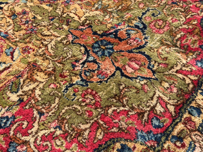 Hand-Knotted Persian Kerman Rug - 10’8”x22’3”