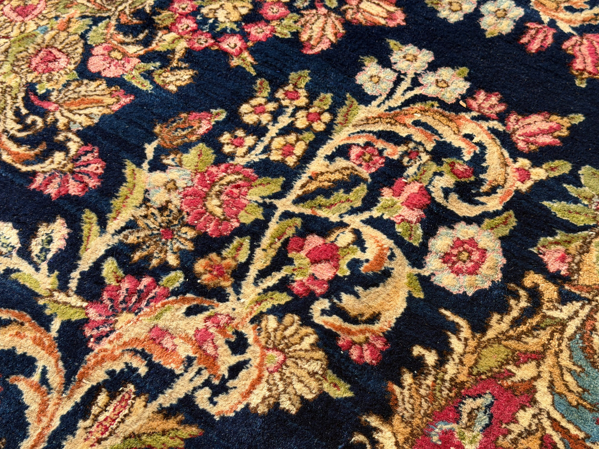 Hand-Knotted Persian Kerman Rug - 10’8”x22’3”