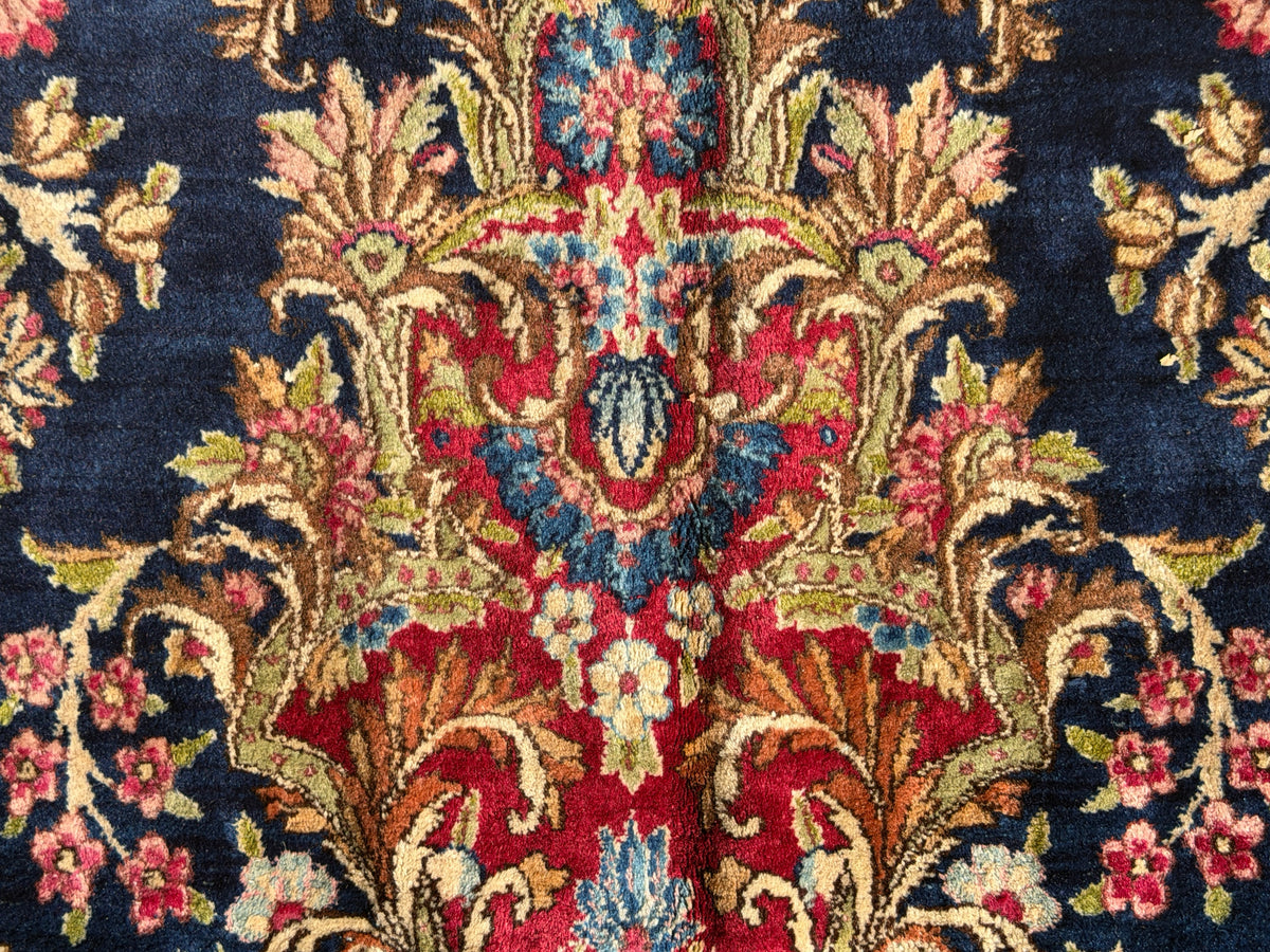 Hand-Knotted Persian Kerman Rug - 10’8”x22’3”
