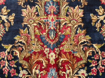 Hand-Knotted Persian Kerman Rug - 10’8”x22’3”