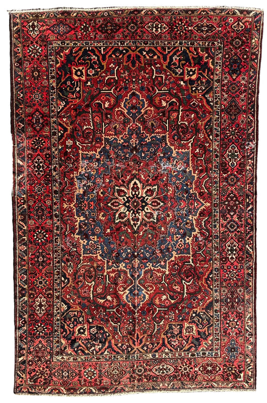 Antique Hand-Knotted Bakhtiari Rug - 10’2”x15’7”