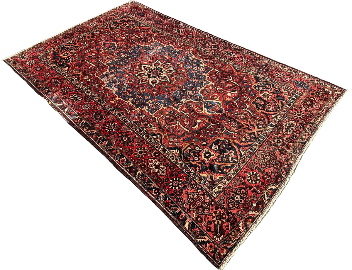 Antique Hand-Knotted Bakhtiari Rug - 10’2”x15’7”