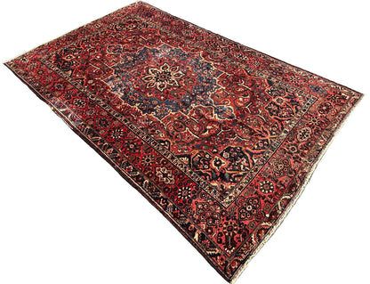 Antique Hand-Knotted Bakhtiari Rug - 10’2”x15’7”