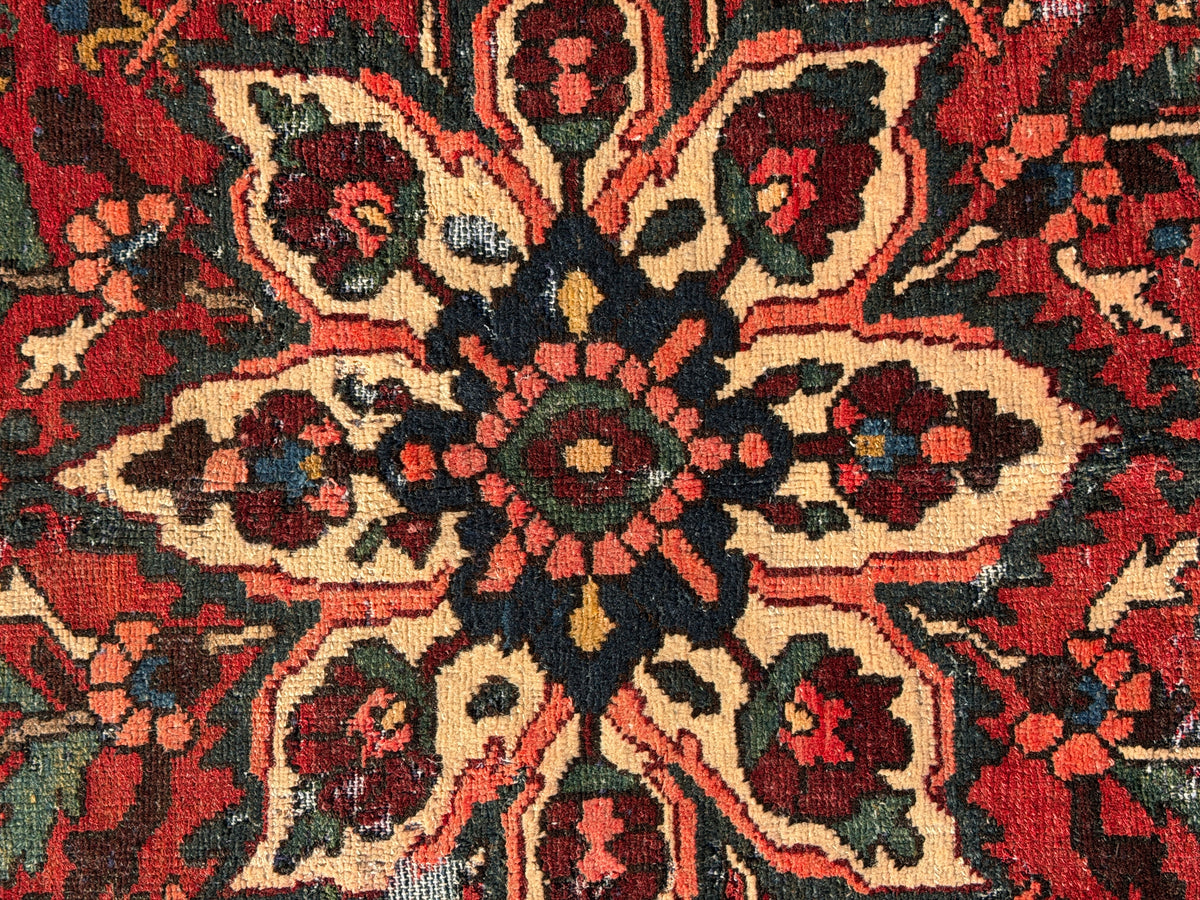 Antique Hand-Knotted Bakhtiari Rug - 10’2”x15’7”