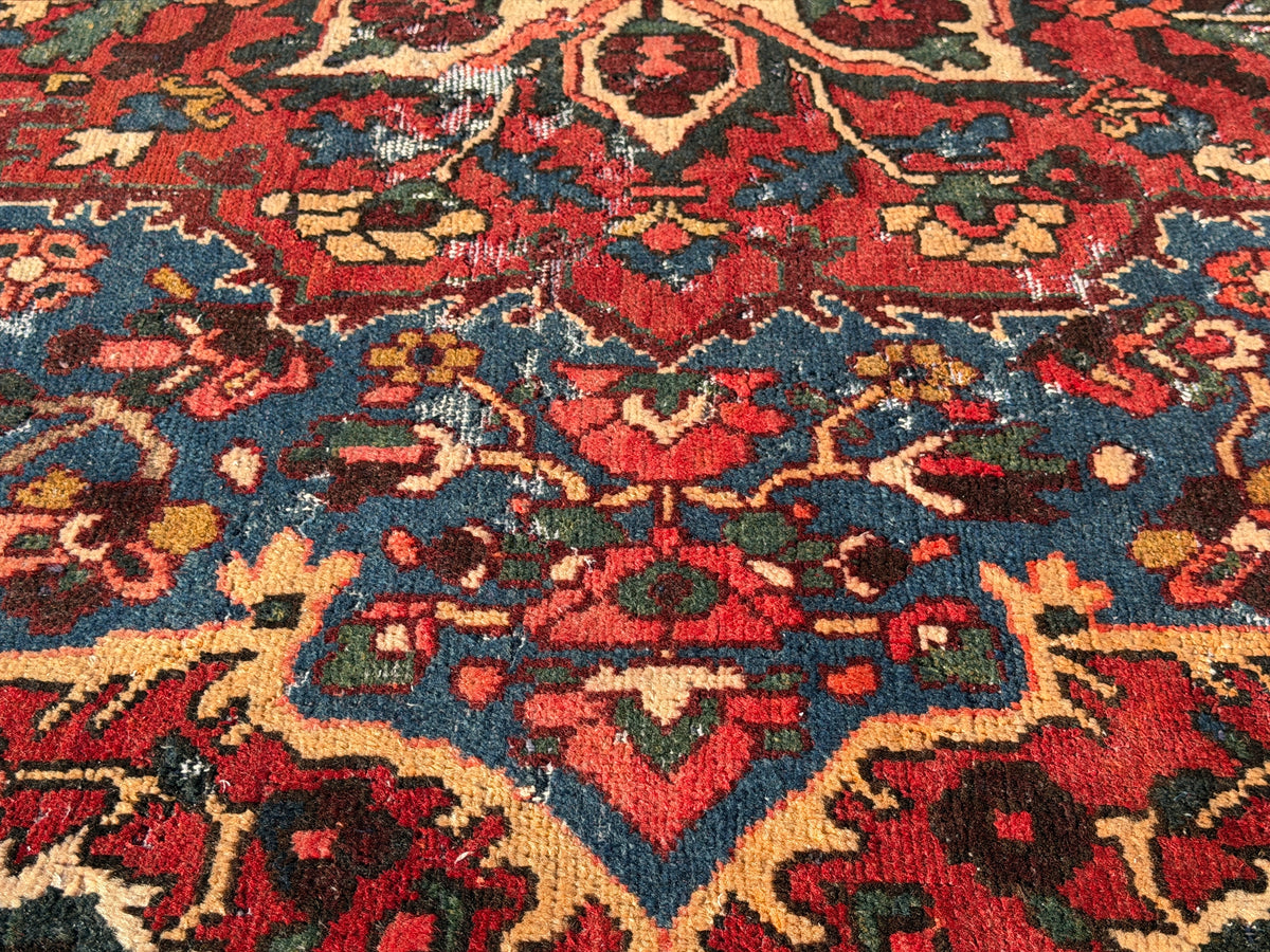 Antique Hand-Knotted Bakhtiari Rug - 10’2”x15’7”