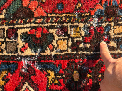 Antique Hand-Knotted Bakhtiari Rug - 10’2”x15’7”