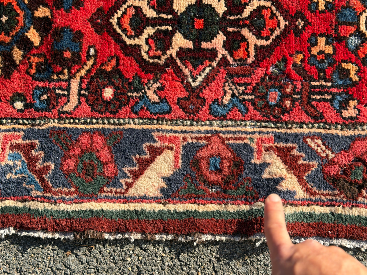 Antique Hand-Knotted Bakhtiari Rug - 10’2”x15’7”